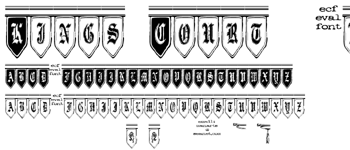 kings court (eval) font